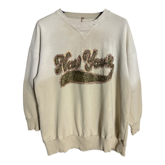 Free People Bali Drifter Oversized Sweater Size S